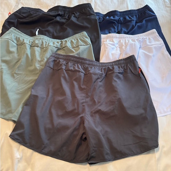 5- Men's Classic Drawstring Active Shorts - Gray, Black, Navy, White, Olive XXL - Picture 2 of 8